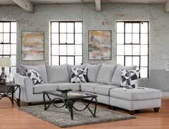 4100 Herringbone silver (sectional)